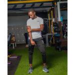 Men Pants and T-Shirt (Black-White)